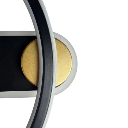 LED dimmbare Deckenleuchte LED/60W/230V 3000-6500K Schwarz + Fernbedienung