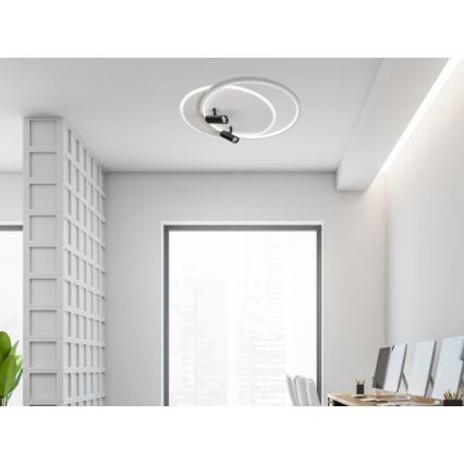 LED Dimmbares Deckenleuchte LED/65W/230V 3000-6500K Weiß + Fernbedienung