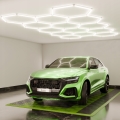 LED dimmbare Deckenleuchte HEXAGON LED/570W/85-265V 5000K 522x298 cm CRI 90 IP54 weiß