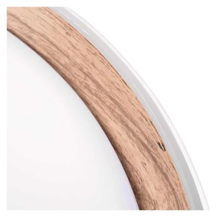 Dimmbare LED-Deckenleuchte ILVI LED/30W/230V 2700-6500K Ø 40 cm weiß/beige + Fernbedienung
