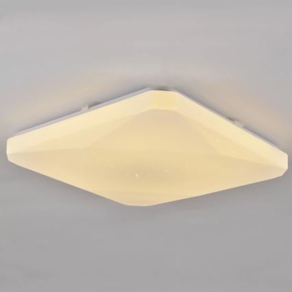 LED Dimmbare Deckenleuchte KASTOR mit Fernbedienung LED/72W/230V
