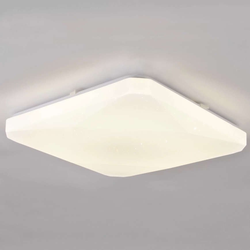 LED Dimmbare Deckenleuchte KASTOR mit Fernbedienung LED/72W/230V