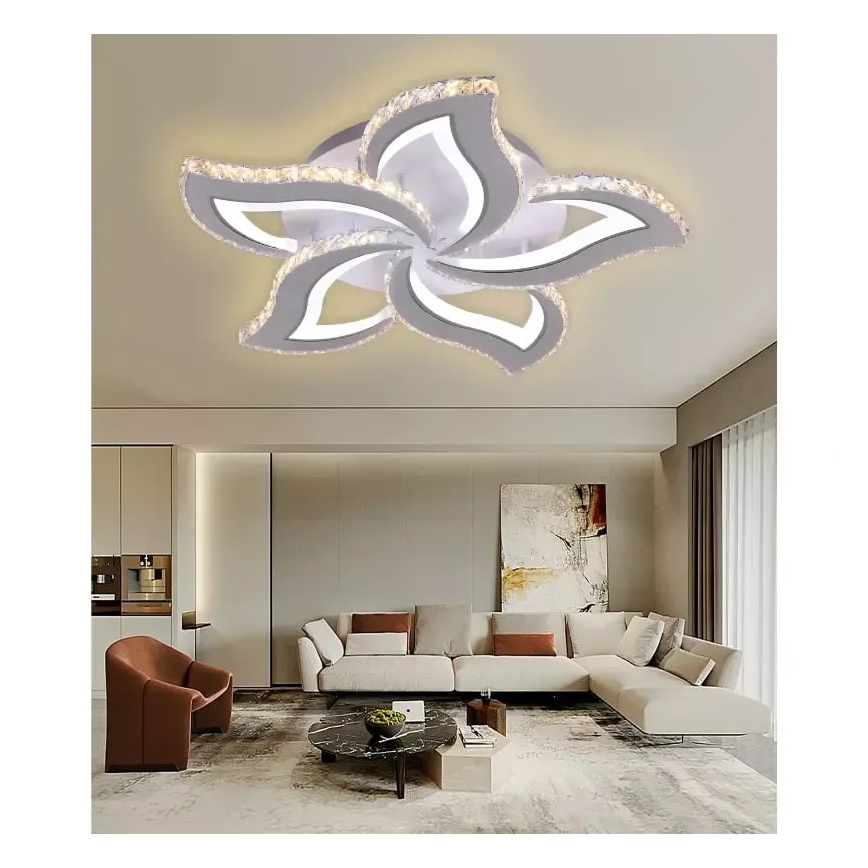 LED Dimmbarer Deckenleuchter LED/100W/230V 3000-6500K + Fernbedienung