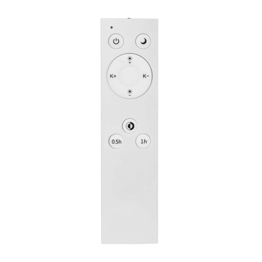 LED Dimmbare Deckenleuchte LED/24W/230V + Fernbedienung rund