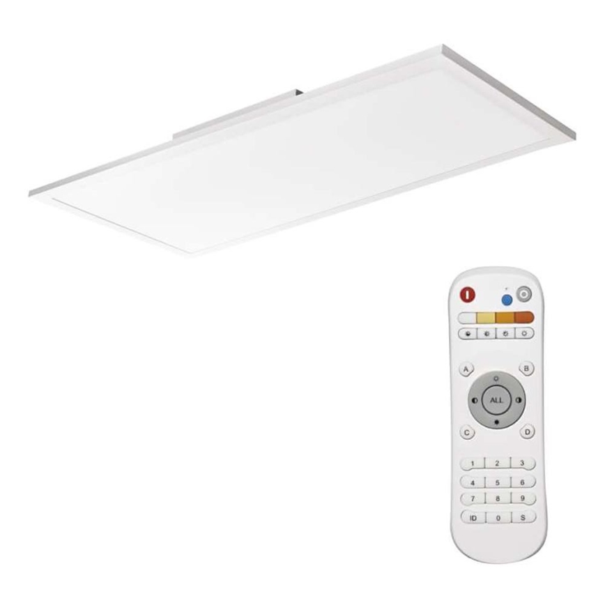 LED Dimmbare Deckenleuchte LED/25W/230V + Fernbedienung Rechteck