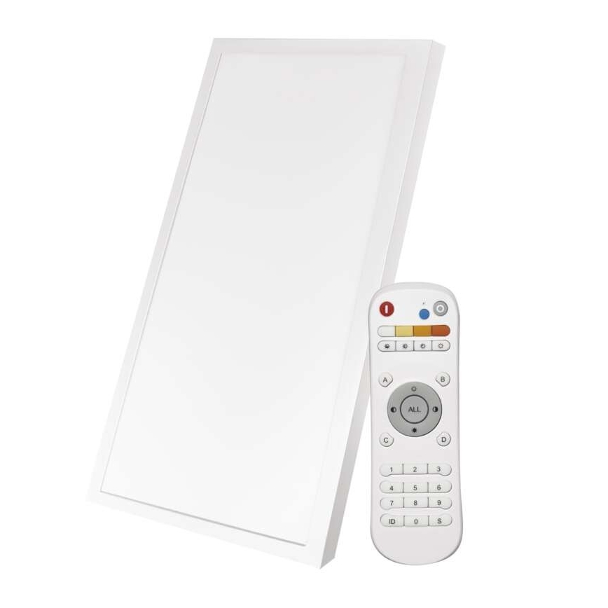 LED Dimmbare Deckenleuchte LED/25W/230V + Fernbedienung Rechteck