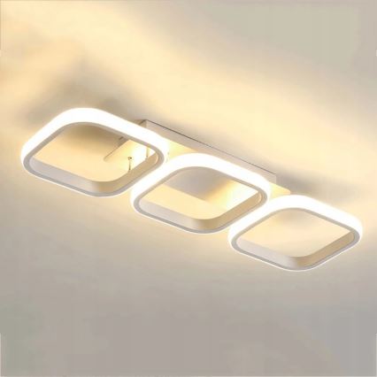 LED dimmbare Deckenleuchte LED/33W/230V 3000-6500K weiß Wi-Fi Tuya + Fernbedienung