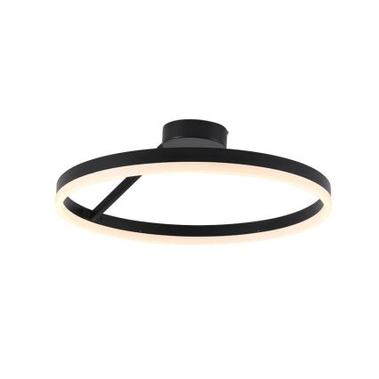 LED Dimmbarer Deckenleuchter LED/40W/230V 3000-6500K Schwarz + Fernbedienung