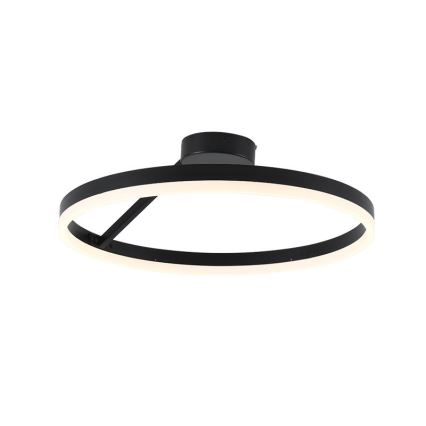 LED Dimmbarer Deckenleuchter LED/40W/230V 3000-6500K Schwarz + Fernbedienung