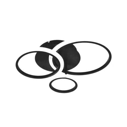 LED Dimmbarer Deckenleuchter LED/40W/230V 3000-6500K Schwarz + Fernbedienung