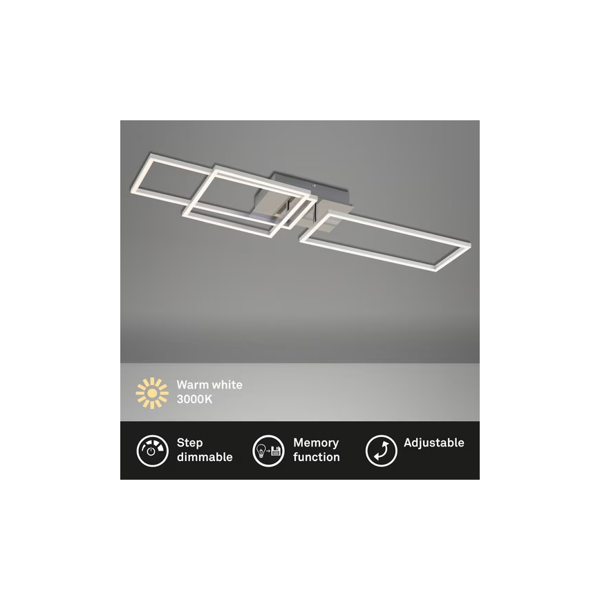 LED-dimmbare Deckenleuchte LED/42W/230V 3000K mattchrom