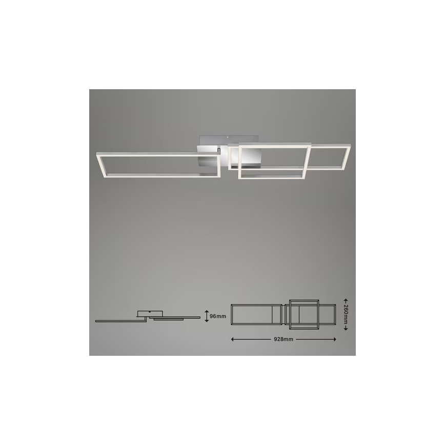 LED-dimmbare Deckenleuchte LED/42W/230V 3000K mattchrom