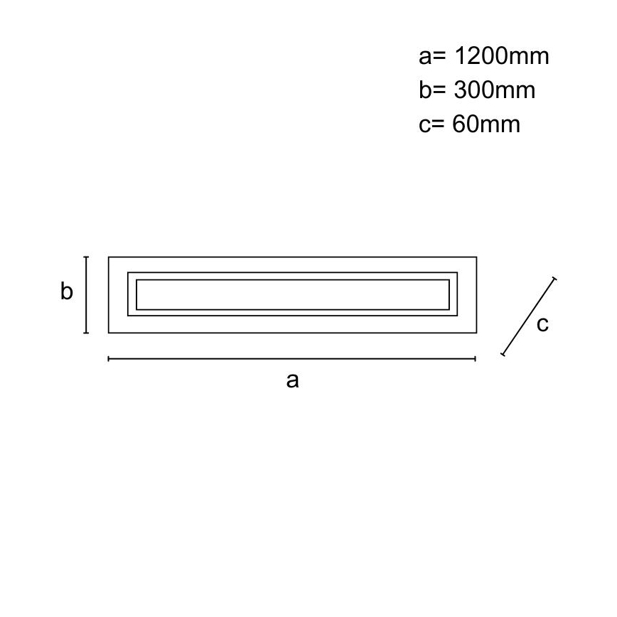 LED dimmbare Deckenleuchte LED/55W/230V 3000-6500K + Fernbedienung