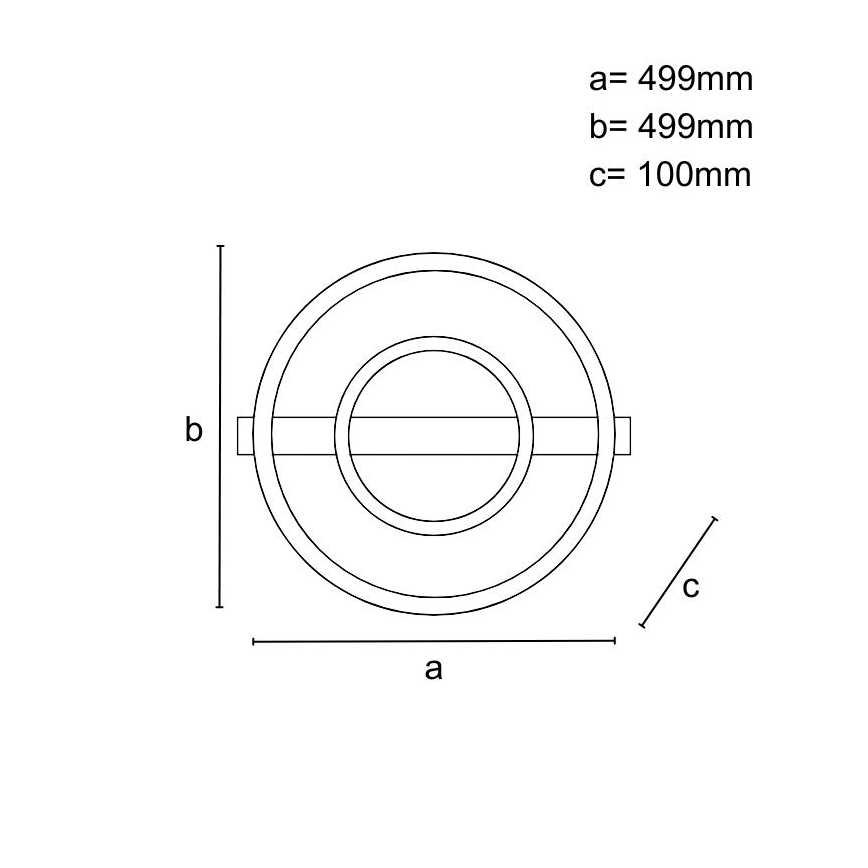 LED dimmbare Deckenleuchte LED/60W/230V 3000-6500K + Fernbedienung