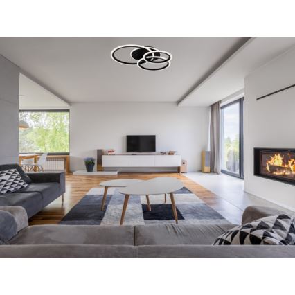 LED dimmbare Deckenleuchte LED/90W/230V 3000-6500K + Fernbedienung