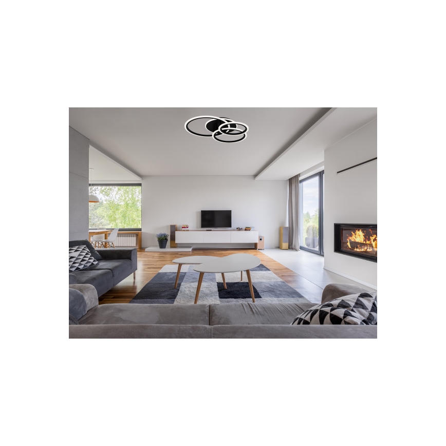 LED dimmbare Deckenleuchte LED/90W/230V 3000-6500K + Fernbedienung