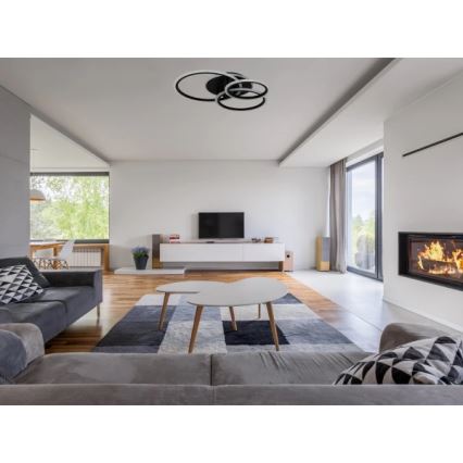 LED dimmbare Deckenleuchte LED/90W/230V 3000-6500K + Fernbedienung