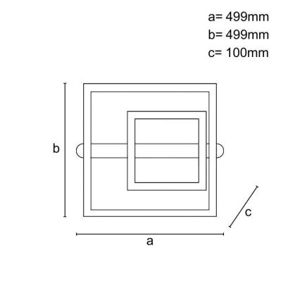 LED dimmbare Deckenleuchte LED/95W/230V 3000-6500K + Fernbedienung