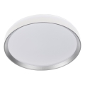 LED-dimmbare Deckenleuchte LIXAN LED/47W/230V 3000-6500K Ø 38,6 cm weiß/silber + Fernbedienung