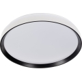 LED-dimmbare Deckenleuchte LIXAN LED/65W/230V 3000–6500K Ø 48,6 cm weiß/schwarz + Fernbedienung