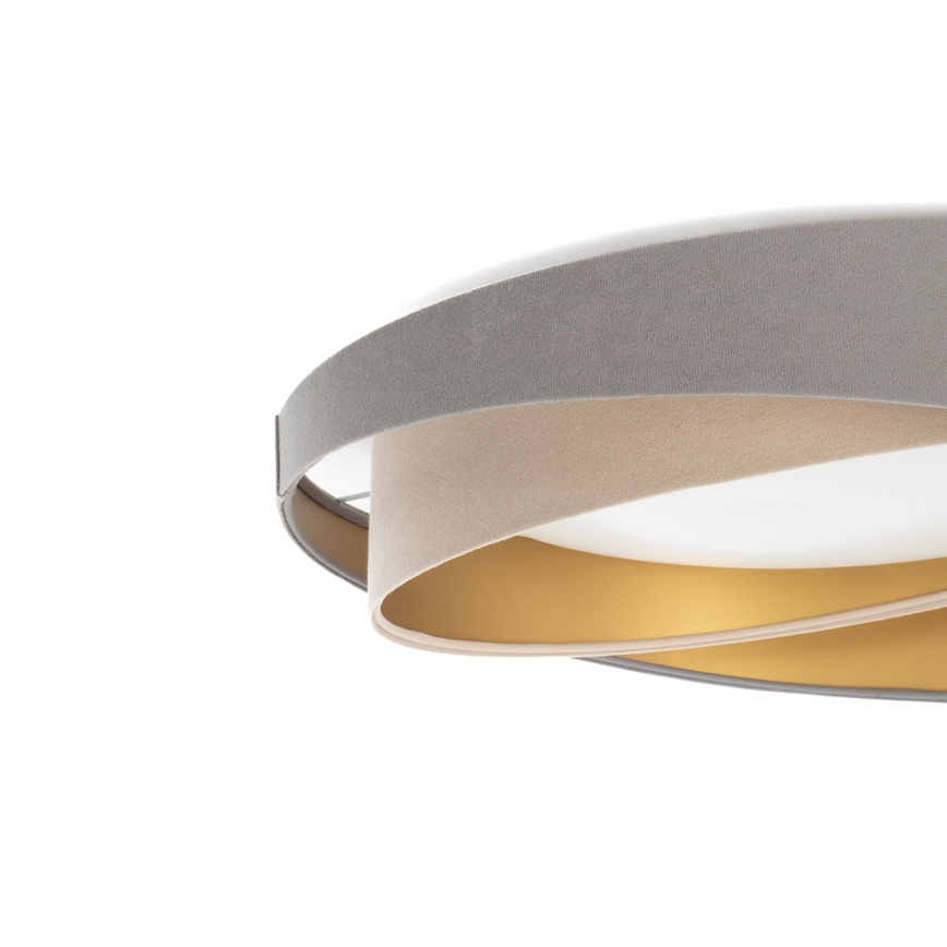 Dimmbare LED-Deckenleuchte SMART GALAXY MODERN LED/24W/230V 3000-6500K Ø 55 cm grau/beige/gold + Fernbedienung