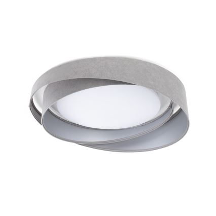 Dimmbare LED-Deckenleuchte SMART GALAXY MODERN LED/24W/230V 3000-6500K Ø 55 cm Grau/Silber + Fernbedienung