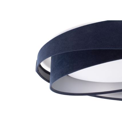 Dimmbare LED-Deckenleuchte SMART GALAXY MODERN LED/24W/230V 3000–6500K Ø 55 cm blau/silber + Fernbedienung