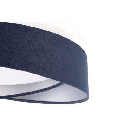 Dimmbare LED-Deckenleuchte SMART GALAXY MODERN LED/24W/230V 3000–6500K Ø 55 cm blau/silber + Fernbedienung