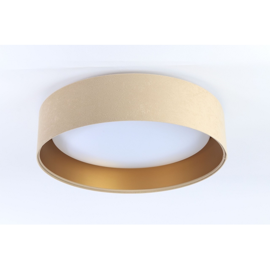 LED Dimmbare Deckenleuchte SMART GALAXY LED/24W/230V beige/gold + Fernbedienung