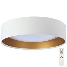 LED Dimmbare Deckenleuchte SMART GALAXY LED/24W/230V weiß/gold + Fernbedienung