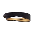 LED-dimmbare Deckenleuchte SMART GALAXY MODERN LED/24W/230V 3000-6500K Ø 55 cm schwarz/gold + Fernbedienung