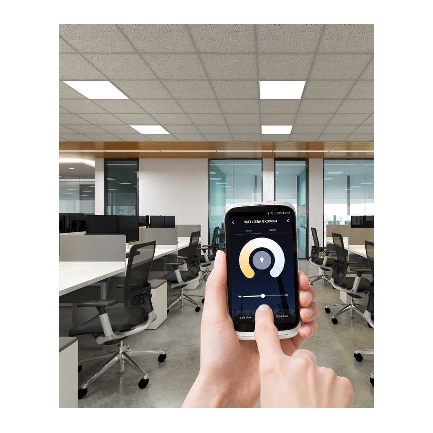 LED Dimmbare Einbauplatte LIBRA LED/40W/230V 2900-6000K Wi-Fi Tuya