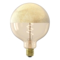 LED-dimmbare Filament-Glühbirne mit goldener Kappe G125 E27/4W/230V 1800K CRI 90