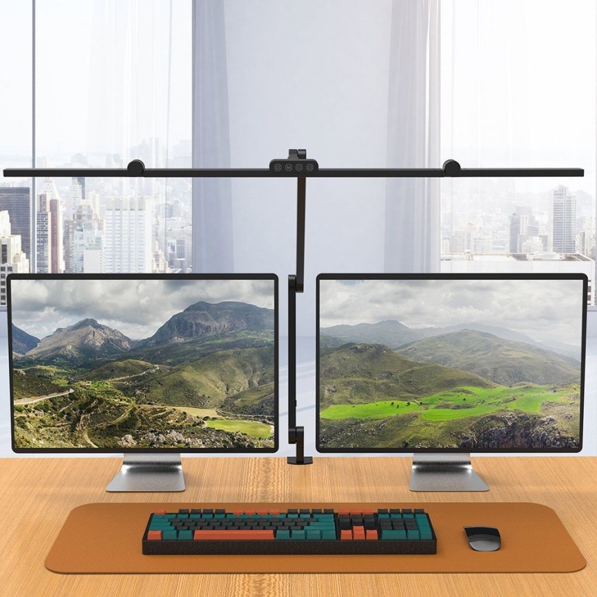 LED dimmbare, berührungsaktivierte flexible Tischlampe POINTIQ LED/36W/230V 3000-6500K CRI 92 Schwarz