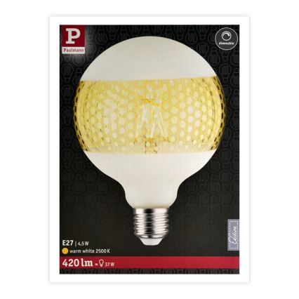 LED dimmbare Glühbirne CLASSIC G125 E27/4,5W/230V 2500K - Paulmann 28770