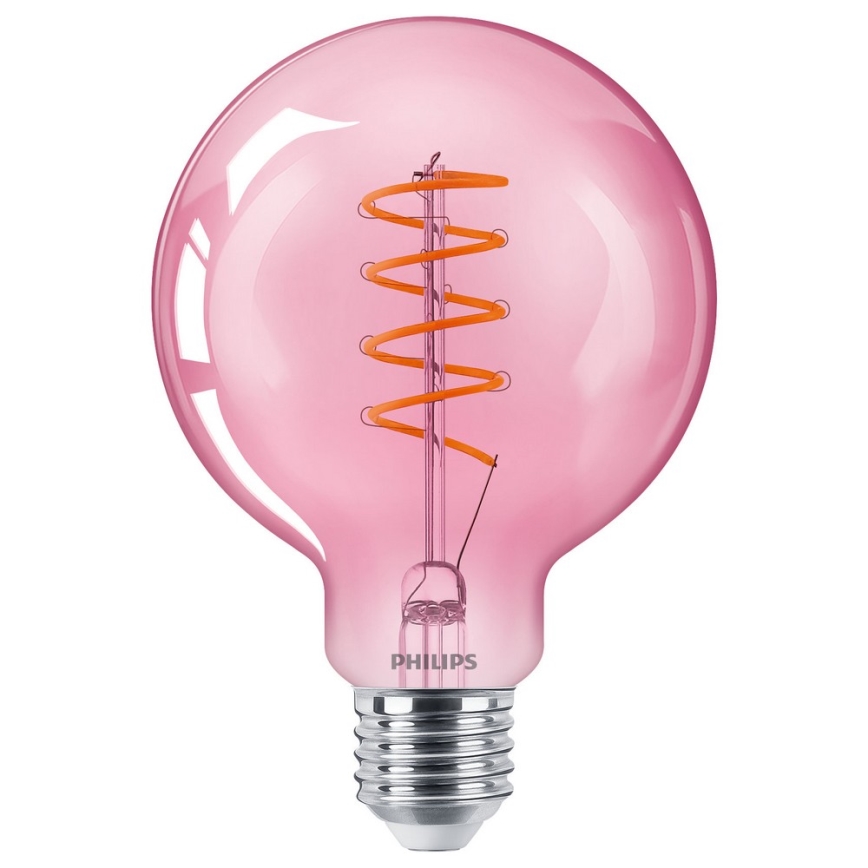 LED dimmbare Glühbirne DECO Philips G93 E27/4,5W/230V 1800K