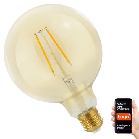 LED dimmbare Glühbirne E27/5,5W/230V 1700-2700K Wi-Fi Tuya