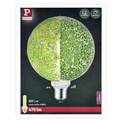 LED dimmbare Glühbirne MOSAIC G125 E27/5W/230V 2700K - Paulmann 28747