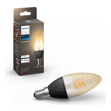 LED dimmbare Glühbirne Philips Hue WHITE FILAMENT E14/4,5W/230V 2100K