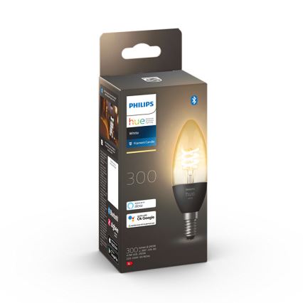 LED dimmbare Glühbirne Philips Hue WHITE FILAMENT E14/4,5W/230V 2100K