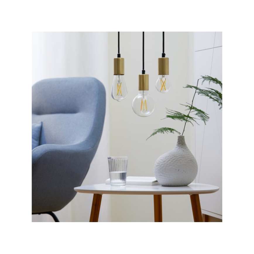 LED dimmbare Glühbirne FILAMENT ST64 E27/6,7W/230V 2700-6500K CRI 90 Wi-Fi - WiZ