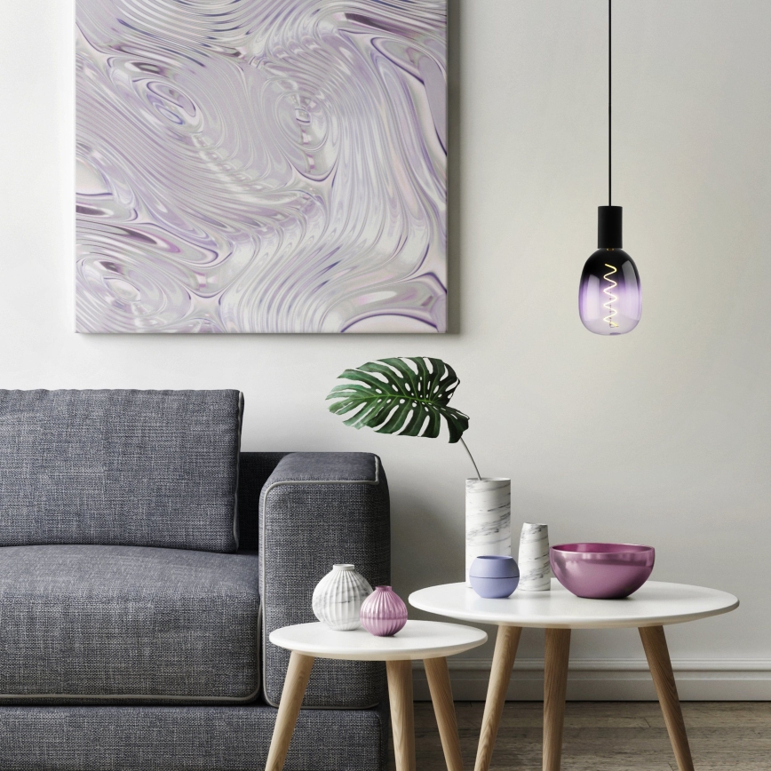 LED-dimmbare Glühbirne VINTAGE T120 E27/4W/230V 1800K violett - Eglo 110226
