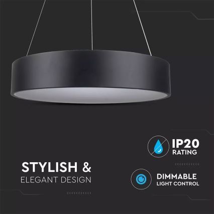 LED dimmbare Hängeleuchte 1xLED/20W/230V