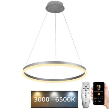LED dimmbare Hängeleuchte an Kabel LED/42W/230V 3000-6500K Ø 60 cm + Fernbedienung