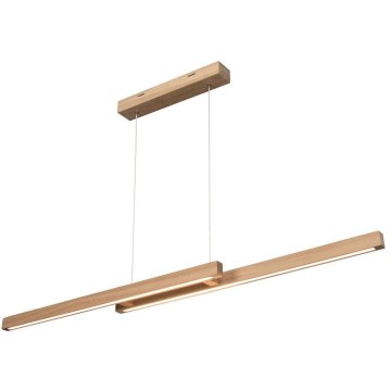 LED dimmbare Hängeleuchte an Kabel SMAL 2xLED/22,5W/230V Eiche