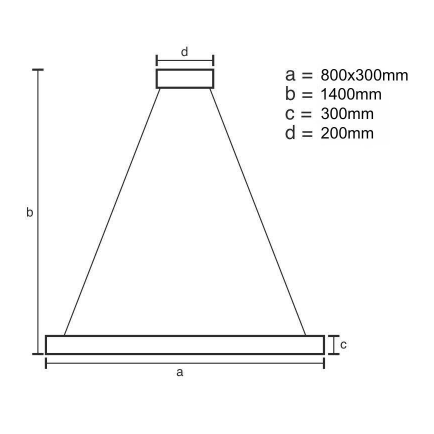 LED dimmbarer Kristall-Kronleuchter an Kabel LED/110W/230V 3000-6500K gold + Fernbedienung