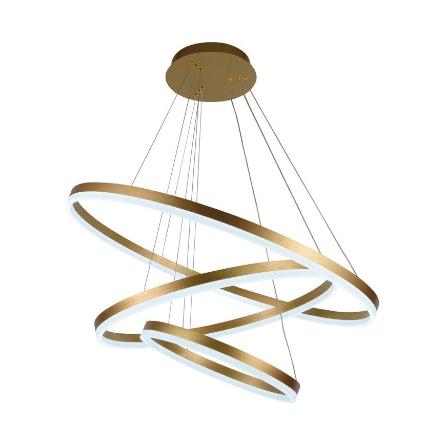 LED dimmbare Hängeleuchte an Seil LED/125W/230V 3000-6500K Ø 80 cm + Fernbedienung