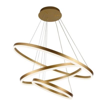 LED dimmbare Hängeleuchte an Seil LED/125W/230V 3000-6500K Ø 80 cm + Fernbedienung