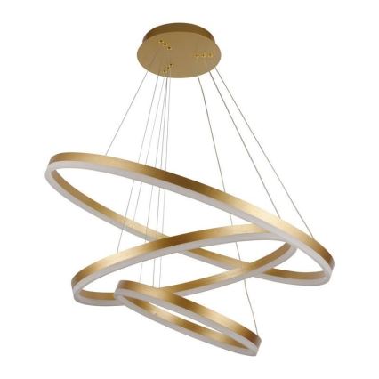 LED dimmbare Hängeleuchte an Seil LED/125W/230V 3000-6500K Ø 80 cm + Fernbedienung