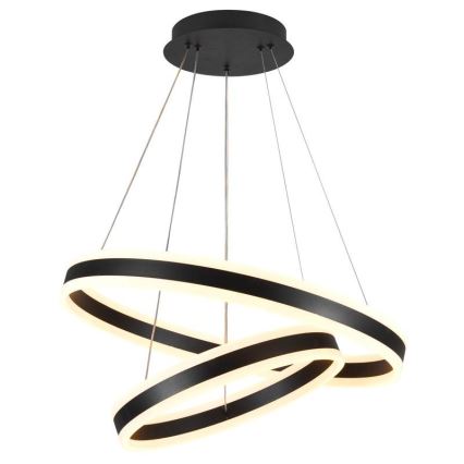 LED dimmbare Hängeleuchte an Seil LED/135W/230V 3000-6500K Ø 60 cm + Fernbedienung